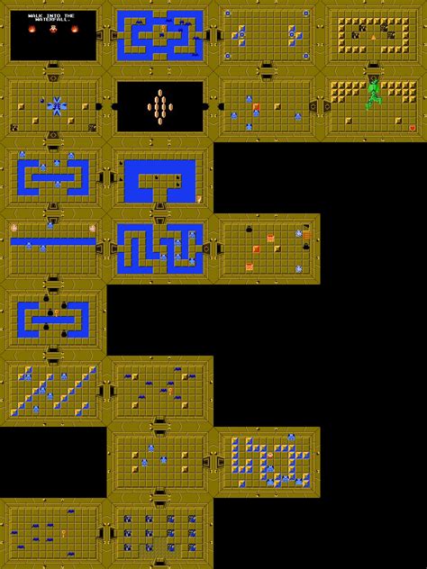 zelda dungeon|original zelda dungeon maps.